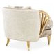 La Terrazza Light Champagne and Cappuccino Accent Chair