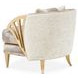 La Terrazza Light Champagne and Cappuccino Accent Chair