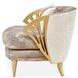 La Terrazza Light Champagne and Cappuccino Accent Chair