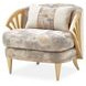 La Terrazza Light Champagne and Cappuccino Accent Chair