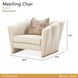 La Terrazza Light Champagne and Cappuccino Matching Chair