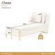 La Terrazza Cappuccino and Light Champagne Chaise