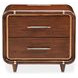Parkstead Umber 2 Drawer Nightstand with LED Lighting