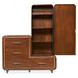 Parkstead Umber 4 Drawer Chest with Storage Mirror