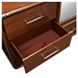 Parkstead Umber 4 Drawer Chest with Storage Mirror
