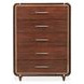 Parkstead Umber 5 Drawer Gentlemen's Chest