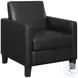 Julio Black Accent Chair 