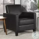 Julio Black Accent Chair 