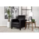 Julio Black Accent Chair 