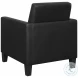 Julio Black Accent Chair 