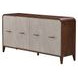 Westhaven Walnut Sideboard with Adjustable Shelves