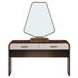 Westhaven Walnut 2 Drawer Vanity Table with Mirror
