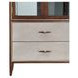 Westhaven Walnut 2 Drawer Display Cabinet with LED Lighting