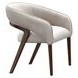 Westhaven Walnut and Porcini Vanity Chair