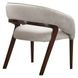 Westhaven Walnut and Porcini Vanity Chair