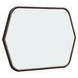 Houston Walnut Hexagon Wall Mirror