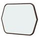 Houston Walnut Hexagon Wall Mirror