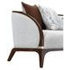 Westhaven Pebble and Walnut 92" Sofa