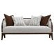 Westhaven Pebble and Walnut 71" Loveseat