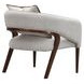 Westhaven Walnut and Pebble Accent Chair