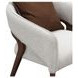 Westhaven Walnut and Pebble Accent Chair