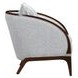 Westhaven Walnut and Pebble Matching Chair