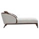 Westhaven Pebble and Walnut Chaise