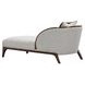Westhaven Pebble and Walnut Chaise