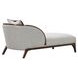 Westhaven Pebble and Walnut Chaise