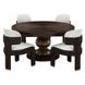 West Kensington Medium Espresso 84" Extendable Oval Dining Table
