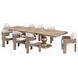 West Kensington Sea Salt Caramel 128" Extendable Rectangular Dining Table