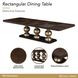 West Kensington Medium Espresso 128" Extendable Rectangular Dining Table