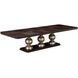 Westminster Row Medium Espresso 128" Extendable Rectangular Dining Table