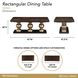 West Kensington Medium Espresso 128" Extendable Rectangular Dining Table