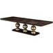 Westminster Row Medium Espresso 128" Extendable Rectangular Dining Table