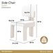 West Kensington Buff and Sea Salt Caramel Upholstered Dining Side Chair Set of 2