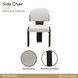 West Kensington Buff and Medium Espresso Upholstered Dining Side Chair Set of 2