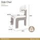 West Kensington Buff and Medium Espresso Upholstered Dining Side Chair Set of 2