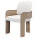 West Kensington Buff and Sea Salt Caramel Upholstered Dining Arm Chair