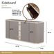 West Kensington Medium Espresso 2 Door Sideboard with LED