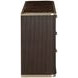 Westminster Row Medium Espresso 2 Door Sideboard with LED