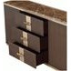 Westminster Row Medium Espresso 2 Door Sideboard with LED