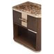 West Kensington Medium Espresso 1 Drawer Nightstand with LED