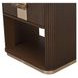 West Kensington Medium Espresso 1 Drawer Nightstand with LED