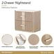 West Kensington Sea Salt Caramel 2 Drawer Nightstand