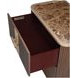 West Kensington Medium Espresso 2 Drawer Nightstand with LED