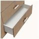 West Kensington Sea Salt Caramel 6 Drawer Dresser with LED