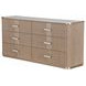 West Kensington Buff and Sea Salt Caramel Upholstered Platform Bedroom Set