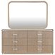 West Kensington Buff and Sea Salt Caramel Upholstered Platform Bedroom Set