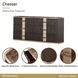 West Kensington Medium Espresso 6 Drawer Dresser with LED